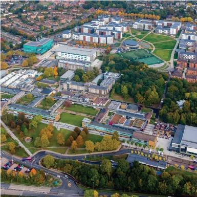 UoH aerial image of site